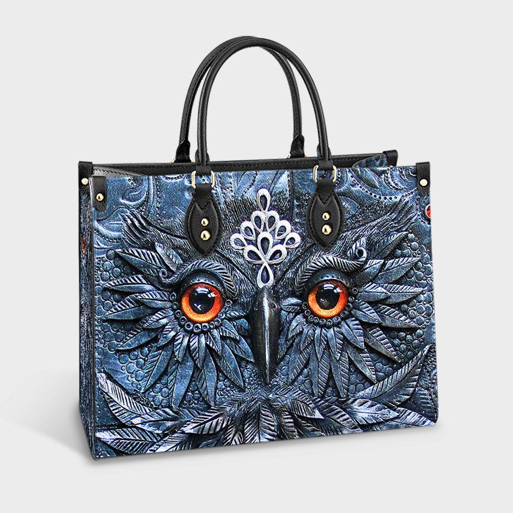 Owl Leather Style 3 Leather Bag - Gift For Owl Lovers - Women's Pu Leather Bag