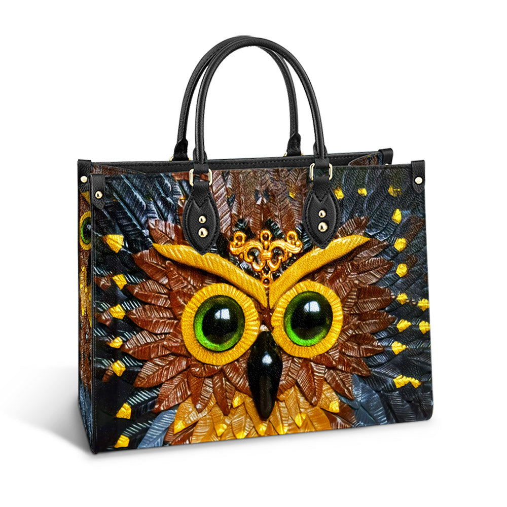 Owl Leather Style 4 Leather Bag - Gift For Owl Lovers - Women's Pu Leather Bag