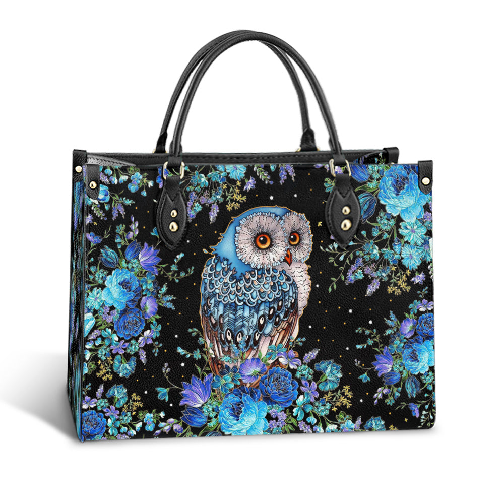 Owl Lover Leather Bag - Gift For Owl Lovers - Women's Pu Leather Bag