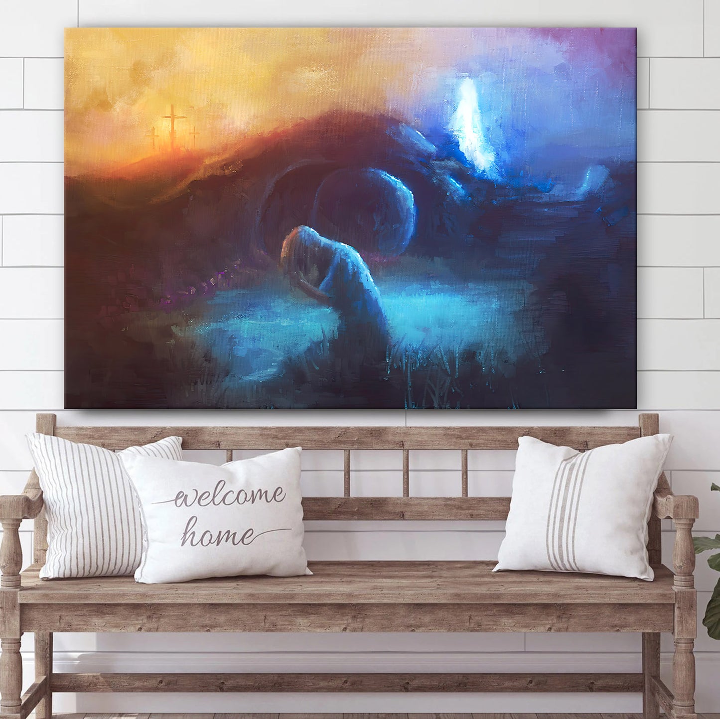 Painting Of The Day - He Is Risen Canvas Christian Wall Art