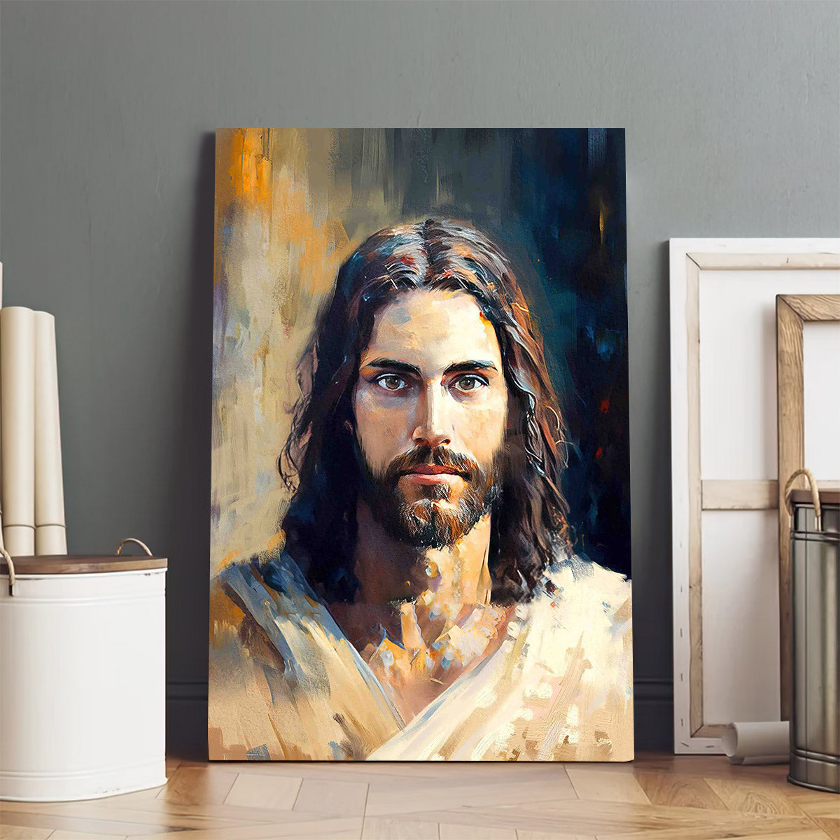 Painting of Jesus Christ 7 Unique Unseen Anywhere in - Jesus Canvas Art - Christian Wall Canvas