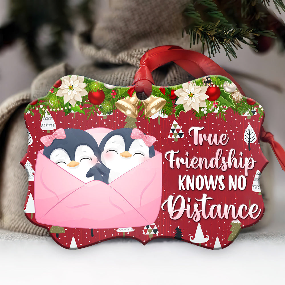 Penguin Bestie True Friendship Ornament - Christmas Ornament - Ciaocustom