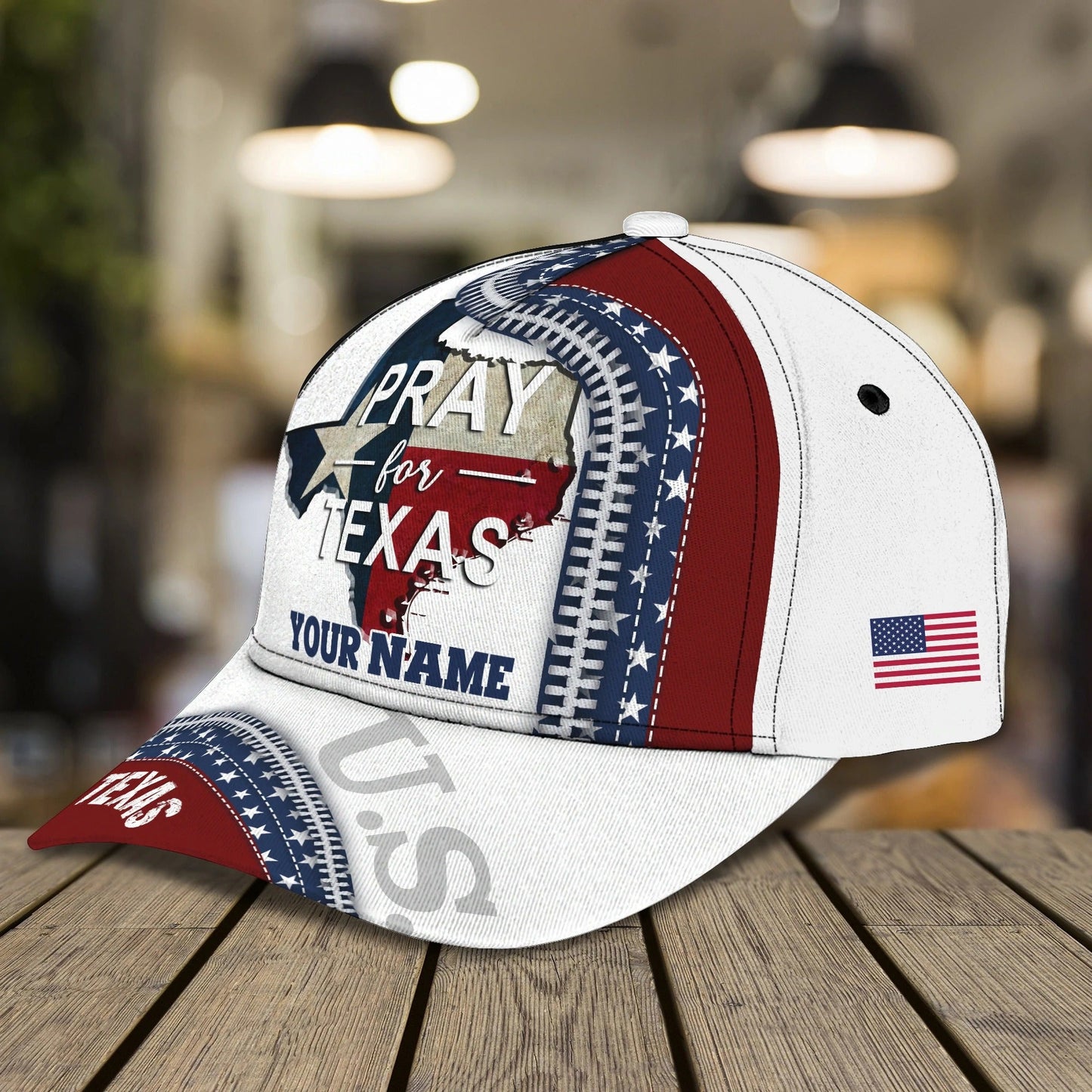 Personalized 3D All Over Print Texas Cap - Baseball Cap God Bless Texas - Pray For Texas Cap Hat