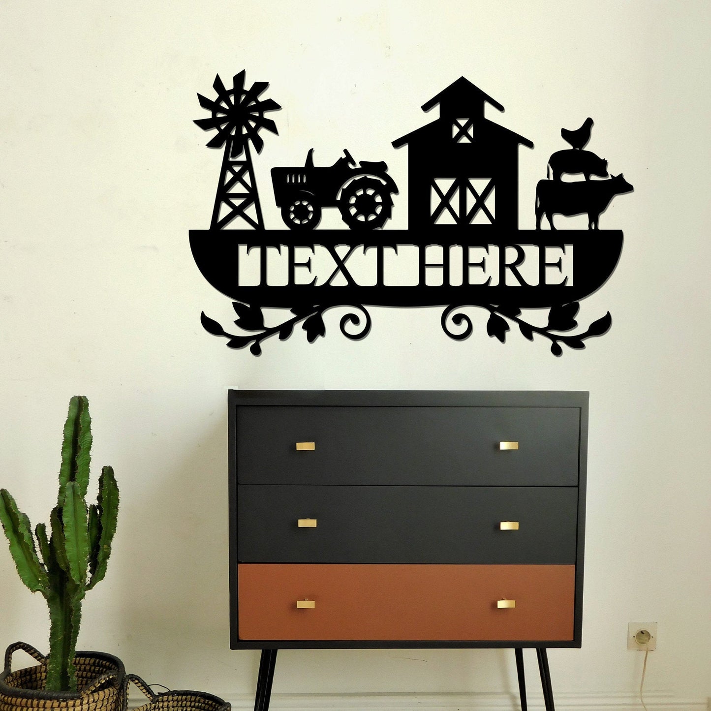 Personalized Farmer Metal Wall Sign Metal Farm Sign Farm Name Sign Farmhouse Decor Outdoor Decor Tractor Sign Farmer Gifthousewarming