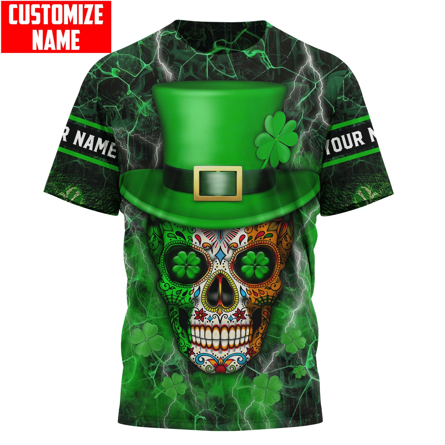 Personalized Name Sant Patrick Days 3d Printed Shirts - St Patricks Day 3D Shirts for Men & Women