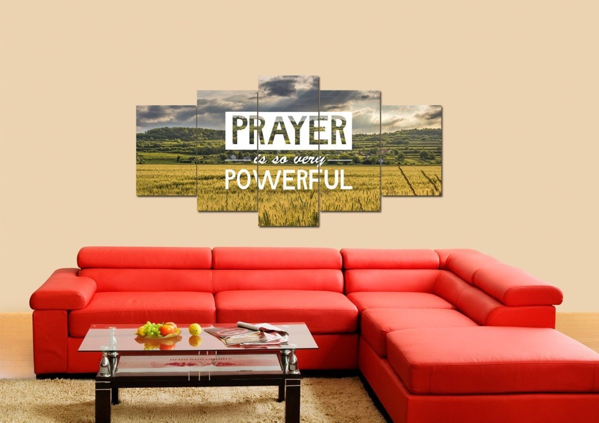Prayer Is So Very Powerful Canvas Wall Art Print - Christian Canvas Wall Art