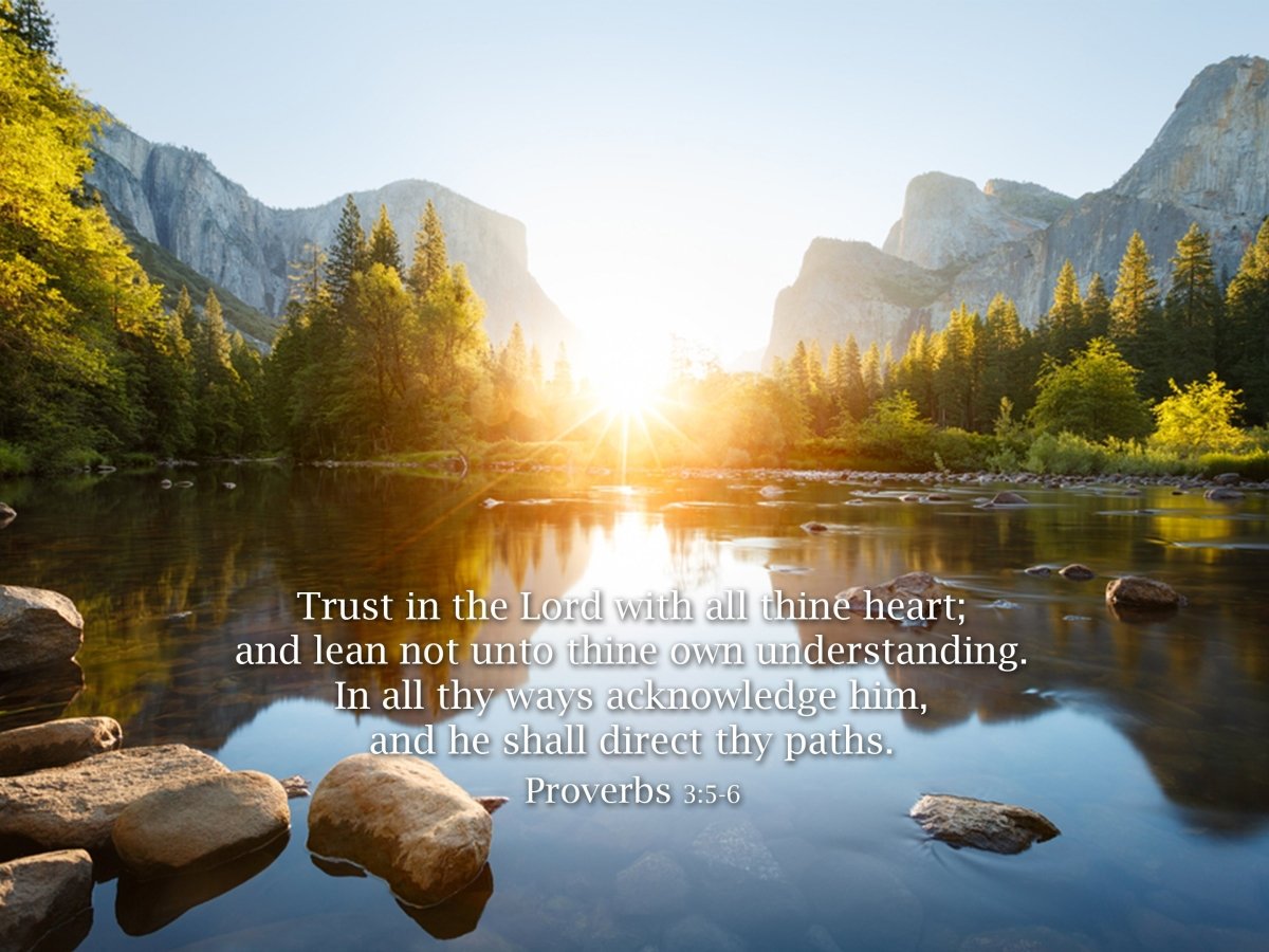 Proverbs 35-6 Kjv Scripture Bible Verse Wall Art Canvas - Christian Canvas Wall Art