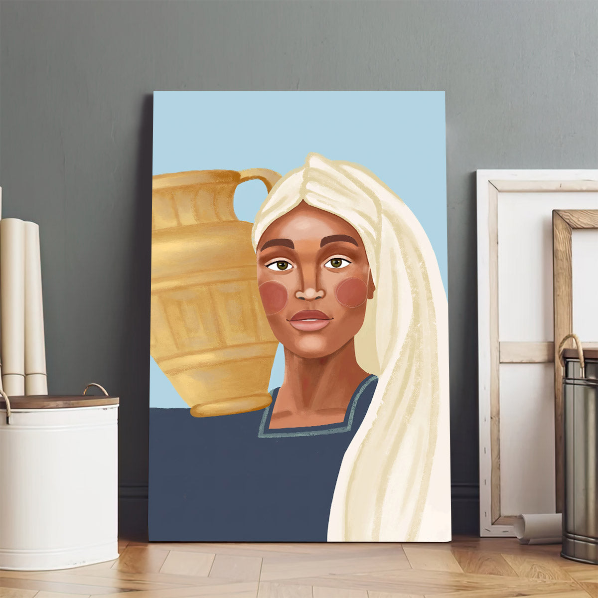 Rebecca Women in the Bible Religious Christian Art - Easter Painting Art