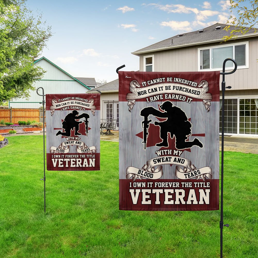 Remembrance Day Canadian Veterans It Cannot Be Inherited Forever The Title Veteran Memorial Flag