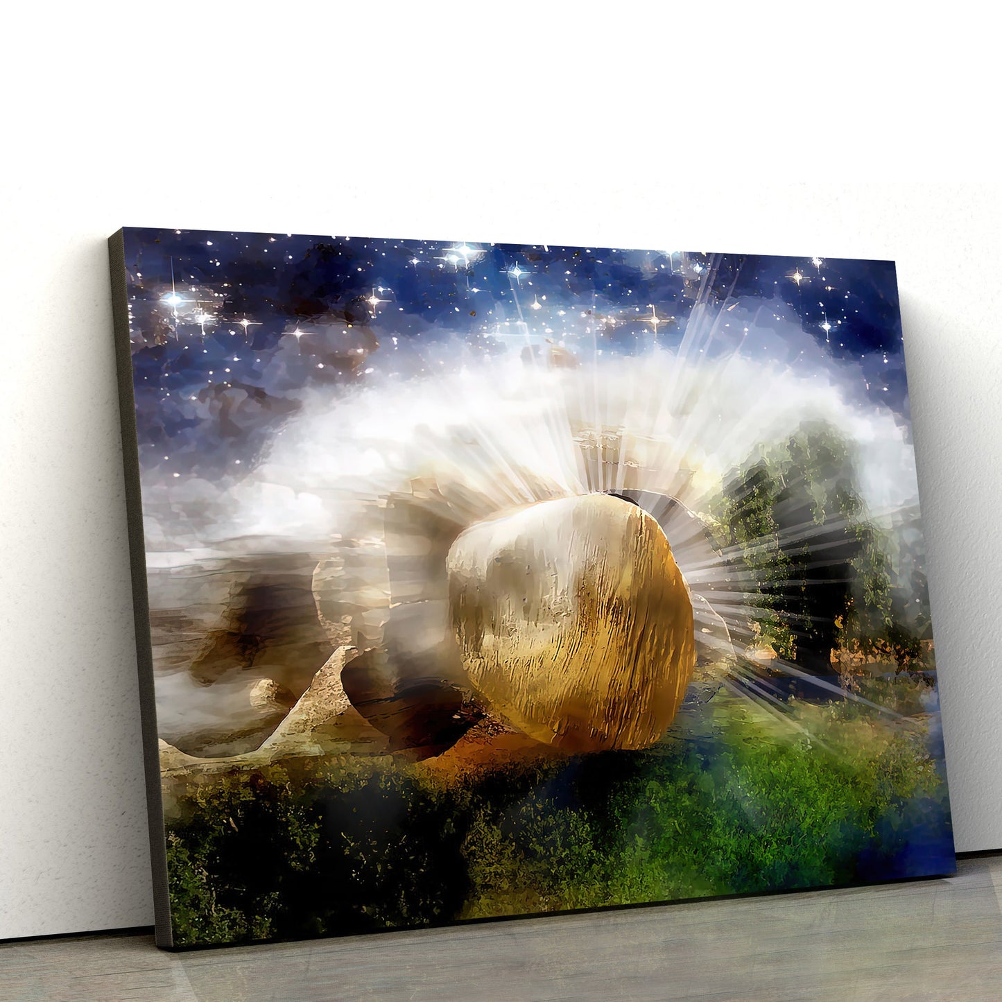 Risen Canvas Pictures - Easter Canvas - Christian Canvas Wall Art