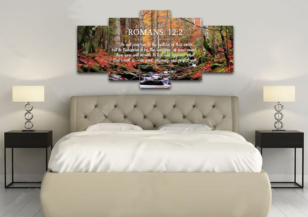 Romans 122 #7 Niv Do Not Conform To The Pattern Bible Verse Wall Art Canvas - Christian Canvas Wall Art