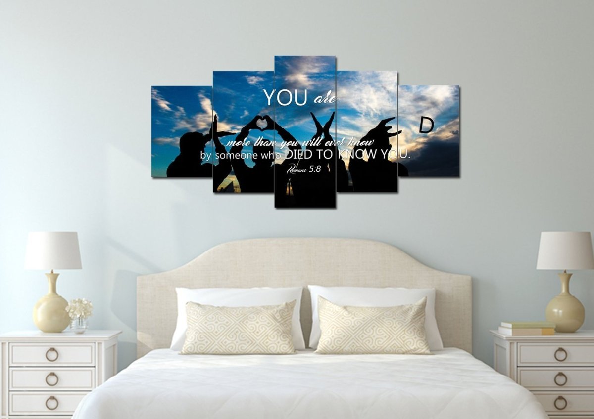 Romans 58 Canvas Wall Art Print - Christian Canvas Wall Art