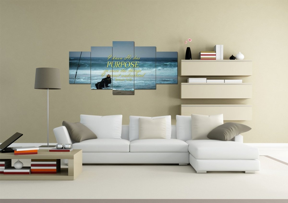 Romans 828 He Has A Purpose, Even Things I Can't Understand Canvas - Christian Canvas Wall Art