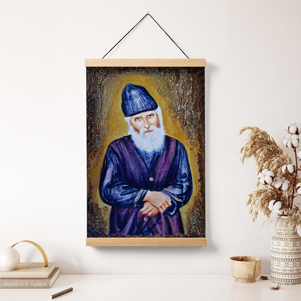 Saint Paisios of Mount Athos Orthodox Hanging Canvas Wall Art - Christian Wall Art Decor - Religious Hanging Canvas Wall Art
