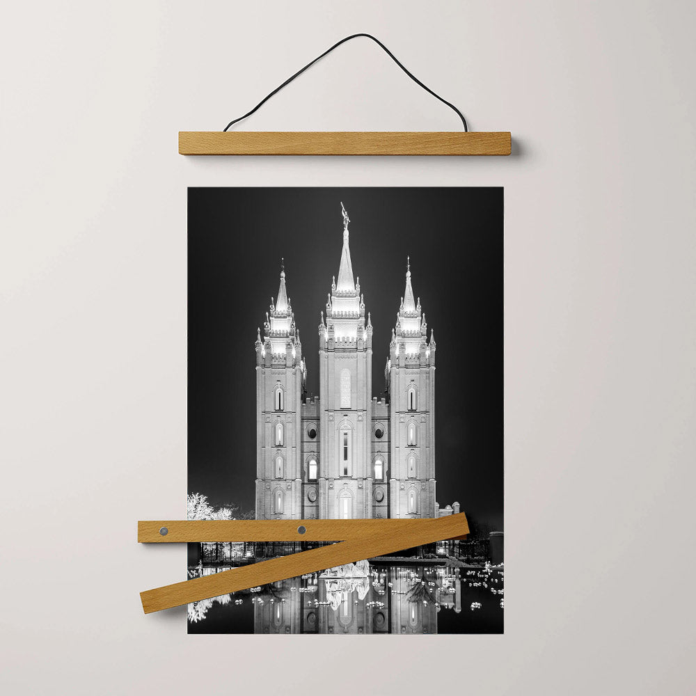 Salt Lake Nativity Hanging Canvas Wall Art - Christian Wall Decor - Religious Canvas