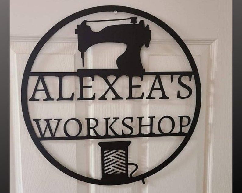 Sewing Room Sign - Personalized Sewing Sign. Metal Sewing Sign - Gift For Her - Gift For Grandma Gift For Mom - Grandma
