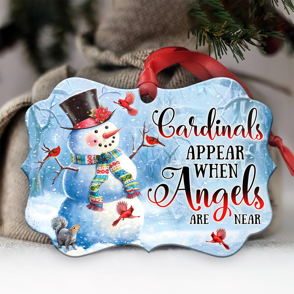 Snowman Memorial 1 Metal Ornament - Christmas Ornament - Christmas Gift