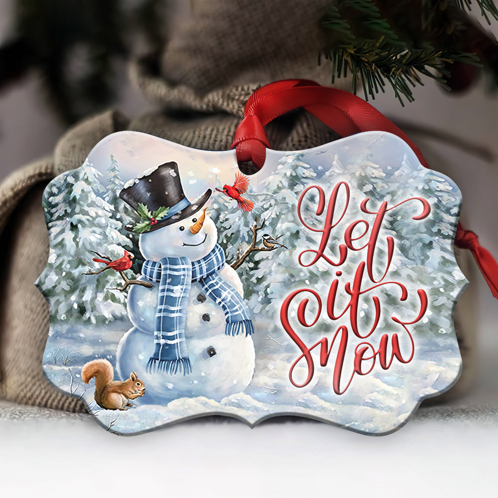 Snowman Ornament - Christmas Ornament - Ciaocustom