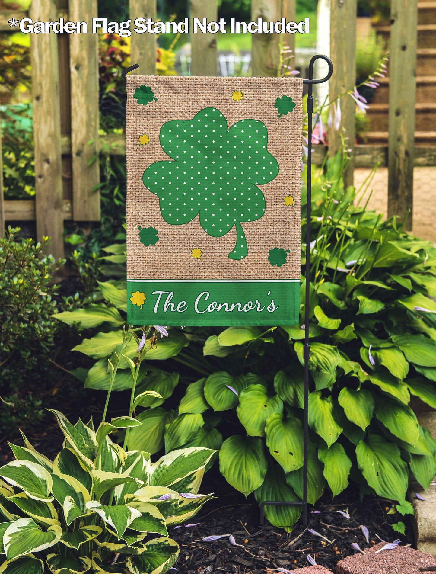 St. Patrick's Day Personalized House Flag - St. Patrick's Day Garden Flag - St. Patrick's Day Decorative Flags
