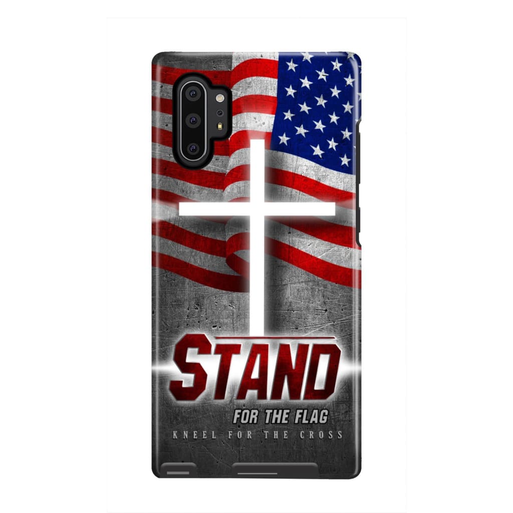 Stand For The Flag And Kneel For The Cross American Flag Phone Case - Scripture Phone Cases - Iphone Cases Christian