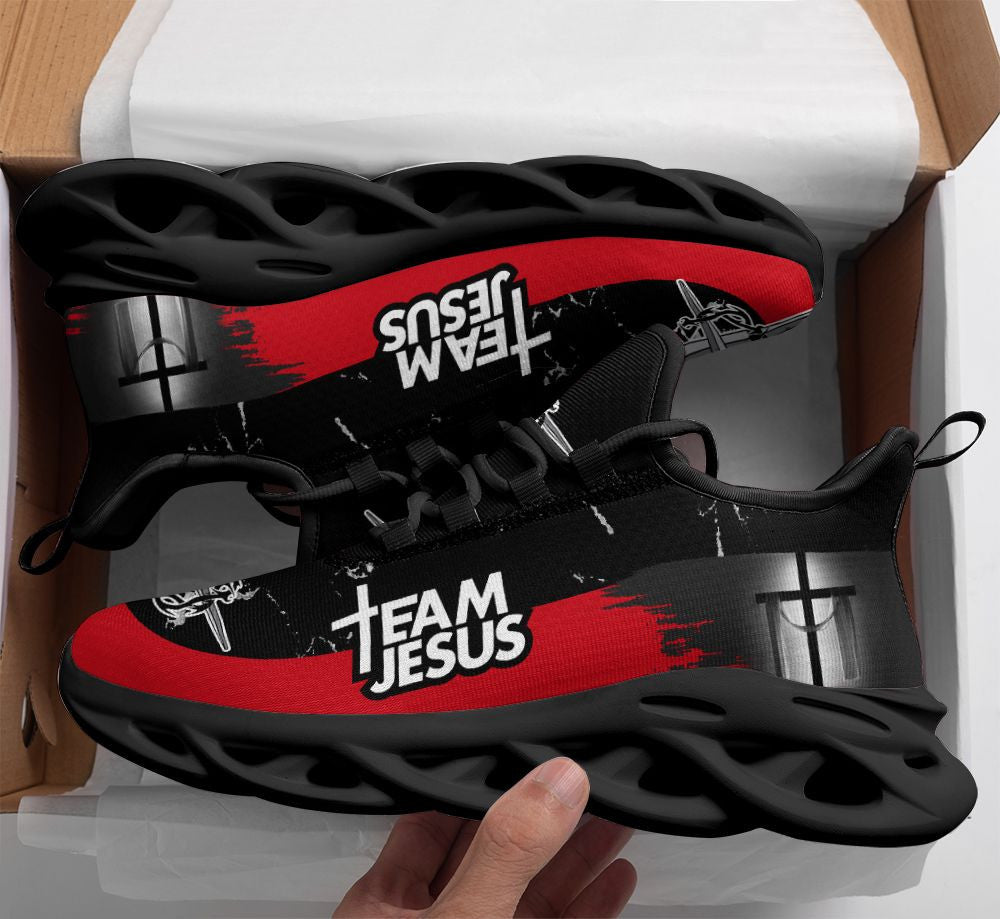 Team Jesus Yezy Running Sneakers Max Soul Shoes - Christian Shoes For Men And Women