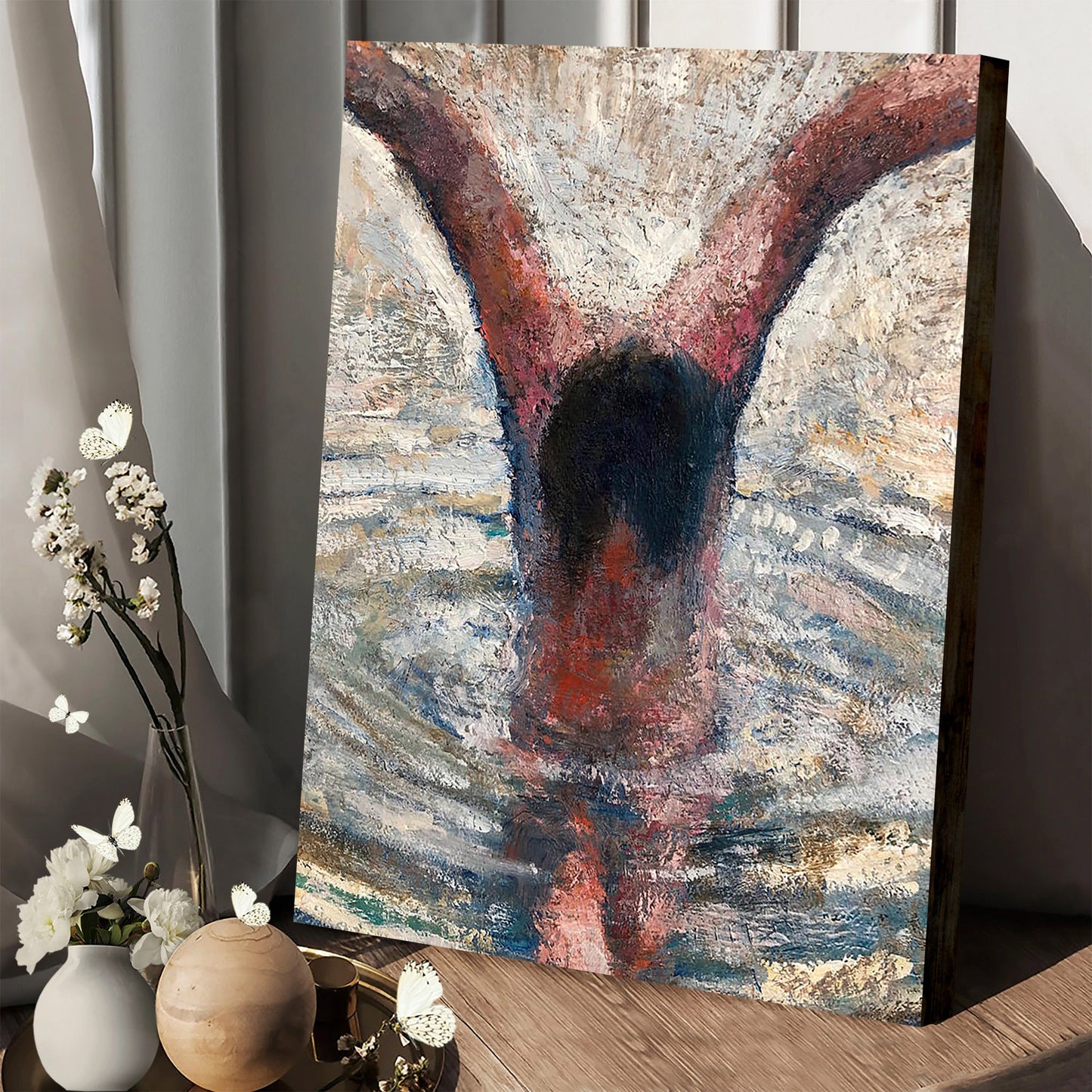 The Baptism Of Jesus Canvas Pictures - Jesus Baptism Canvas - Christian Wall Art