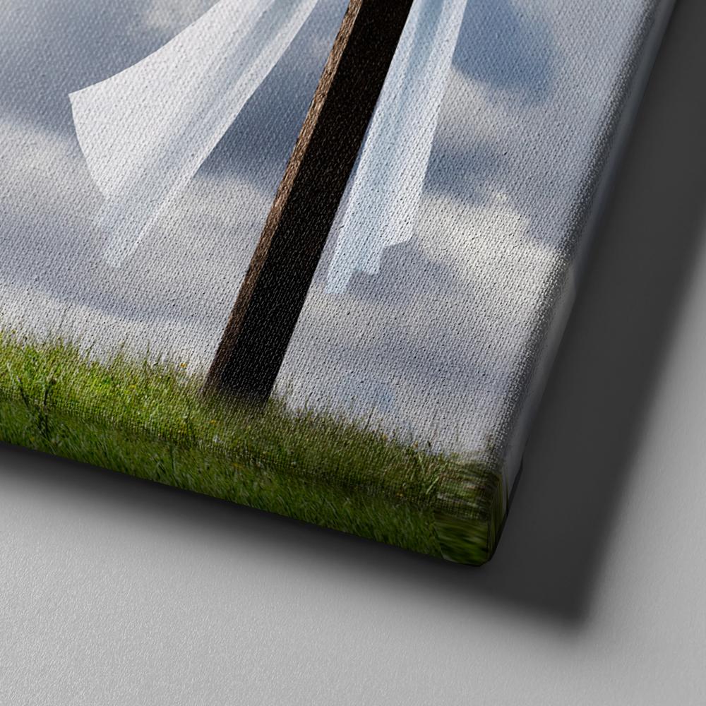 The Breeze As For Me And My House We Will Serve The Lord Wall Art - Christian Canvas Wall Art