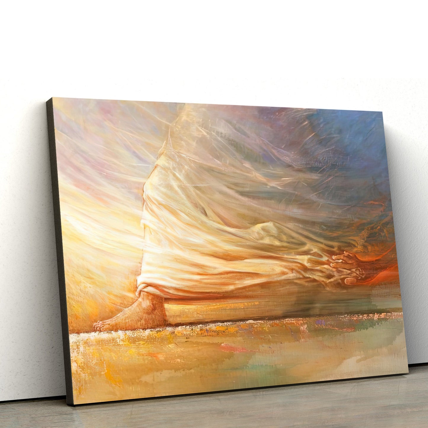 The Feet Of Jesus Canvas Pictures - Jesus Christ Canvas Art - Christian Canvas Wall Art