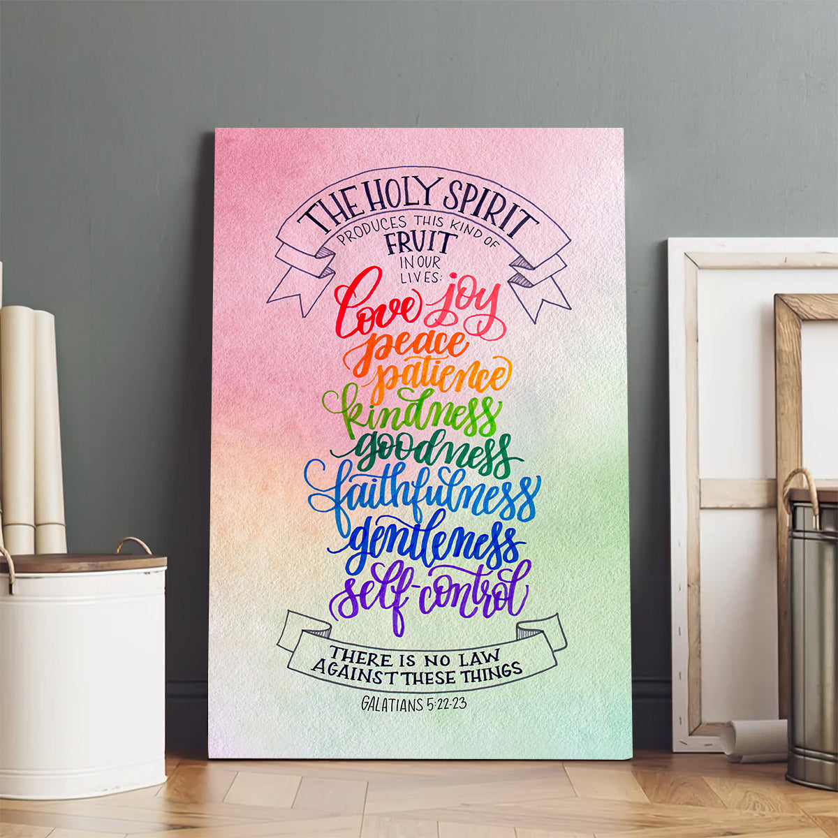 The Fruit Of The Spirit - Galatians 5 22-23 Wall Art Decor On Canvas #9