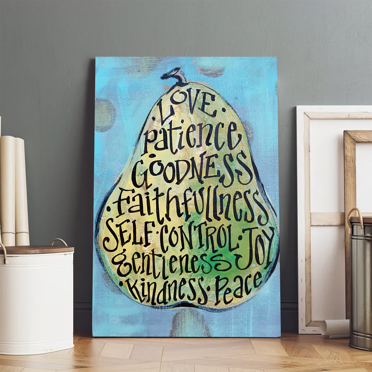 The Fruit Of The Spirit Canvas Wall Art - Bible Verse Wall Art - Chris ...