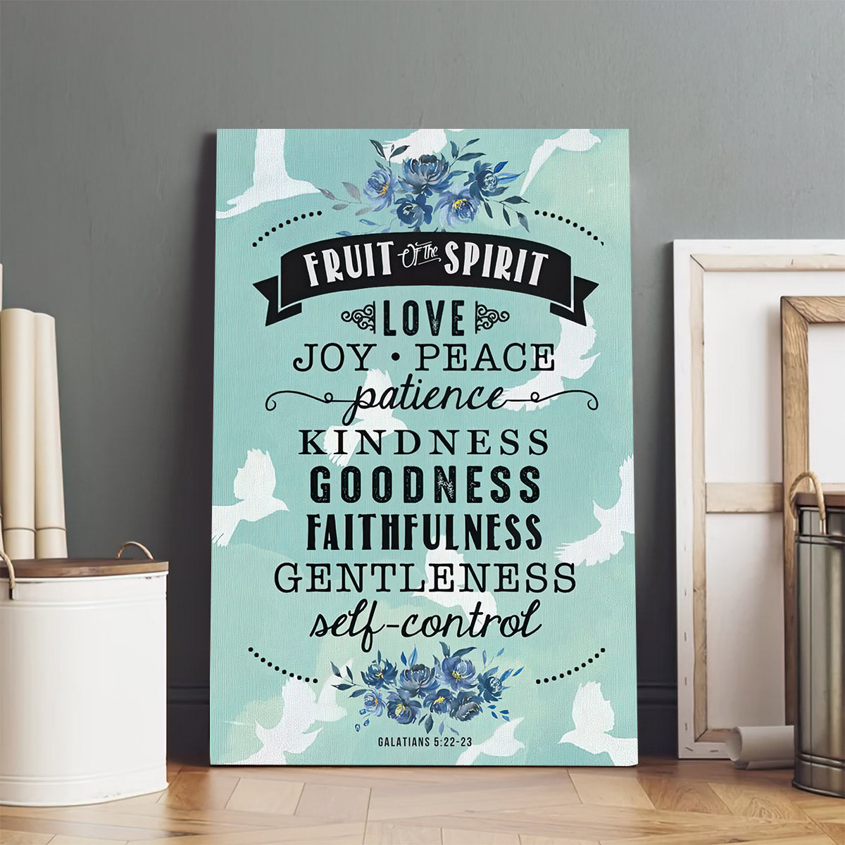 The Fruit Of The Spirit Wall Art Decor - Galatians 5 22-23 Prints Canvas #7