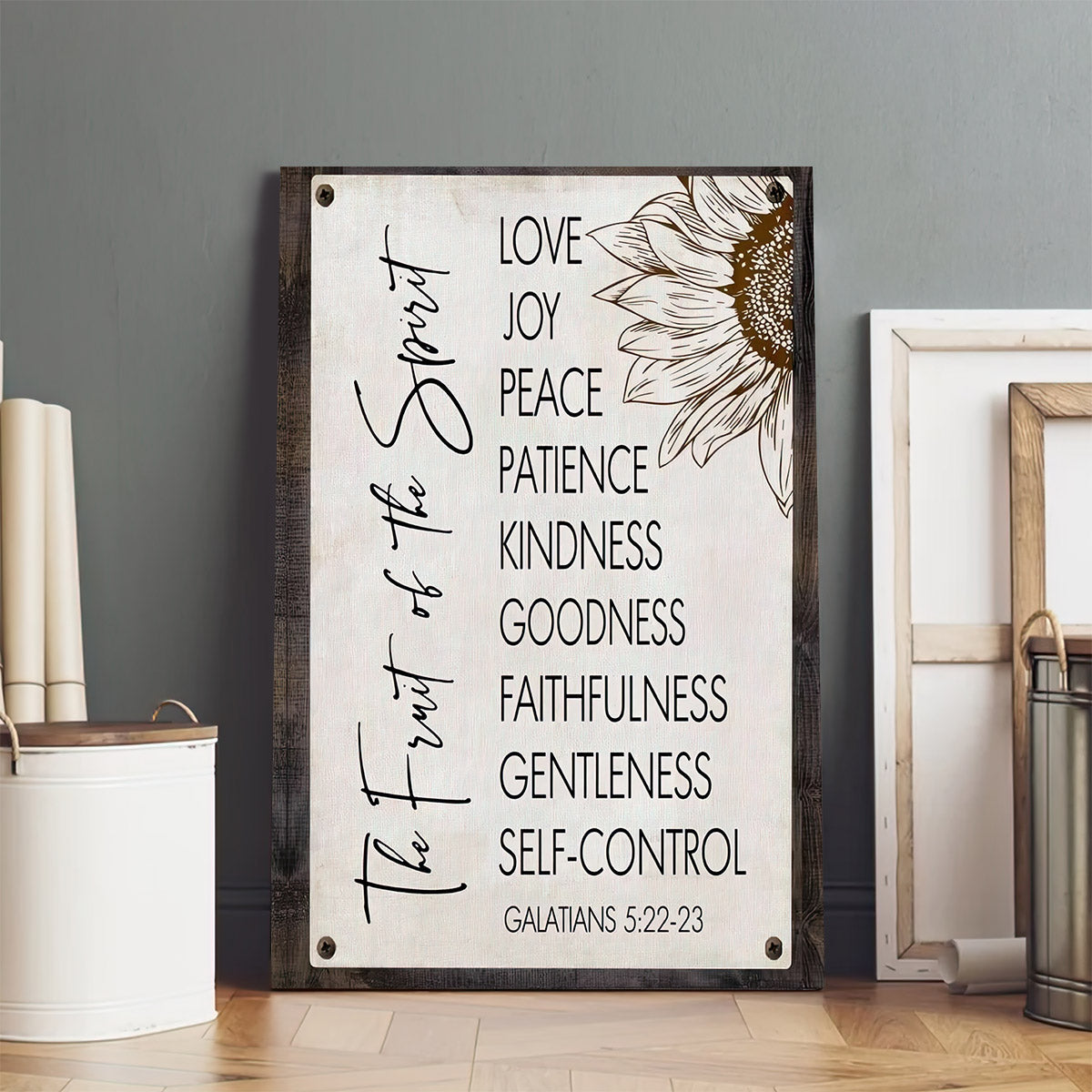 The Fruit Of The Spirit Wall Painting- Galatians 5 22-23 Art On Canvas #5