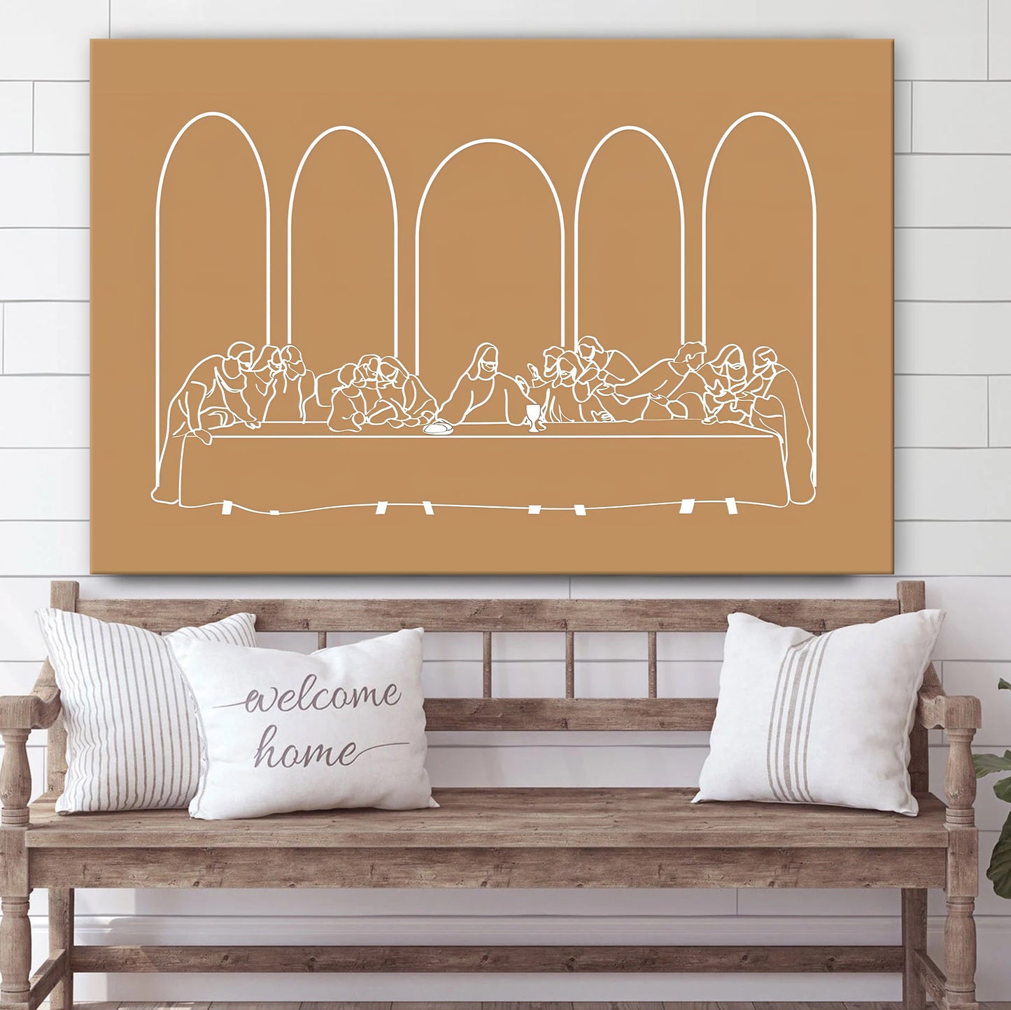 The Last Supper Canvas Posters - Christian Canvas Wall Art - Ciaocustom
