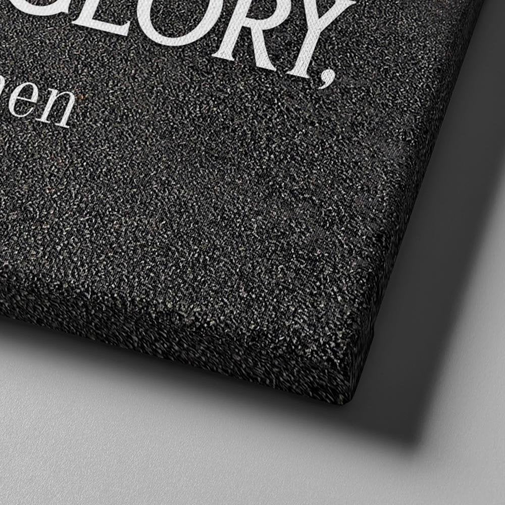 The Long Road & The Lords Prayer Canvas Wall Art