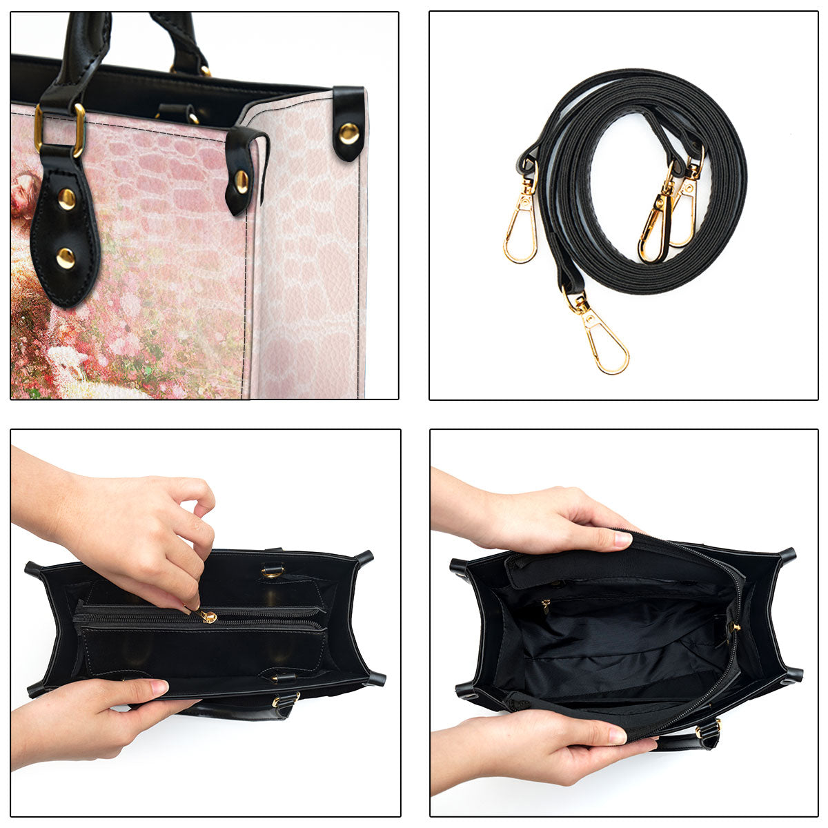 The Lord Will Provide Leather Handbag - Religious Gifts For Women - Women Pu Leather Bag