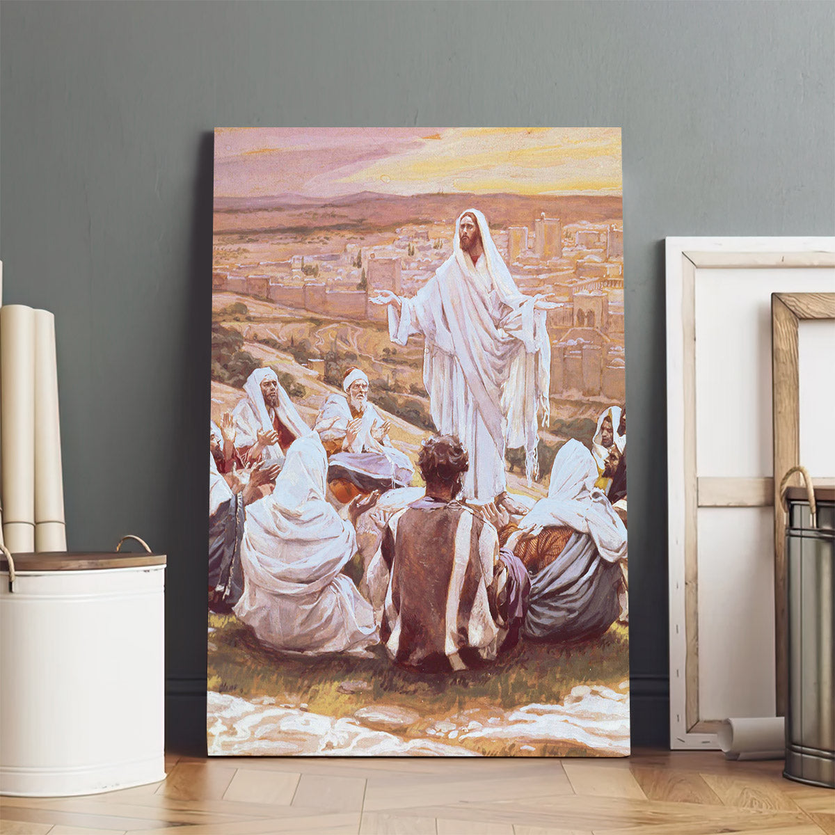 The Lord’s Prayer Canvas Pictures - Religious Canvas Wall Art - Christian Paintings For Home