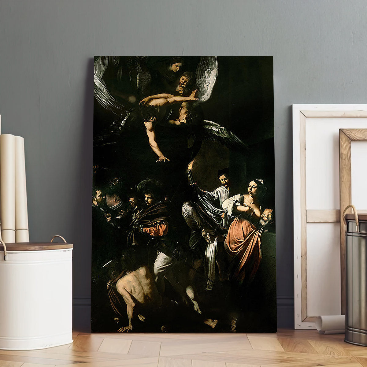The Seven Works Of Mercy Canvas Wall Art - Jesus Canvas Pictures - Christian Wall Art