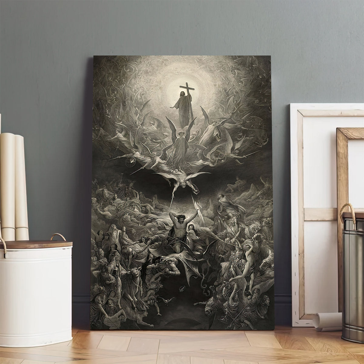 The Triumph Of Christianity Over Paganism 1899 Wall Art - Ciaocustom