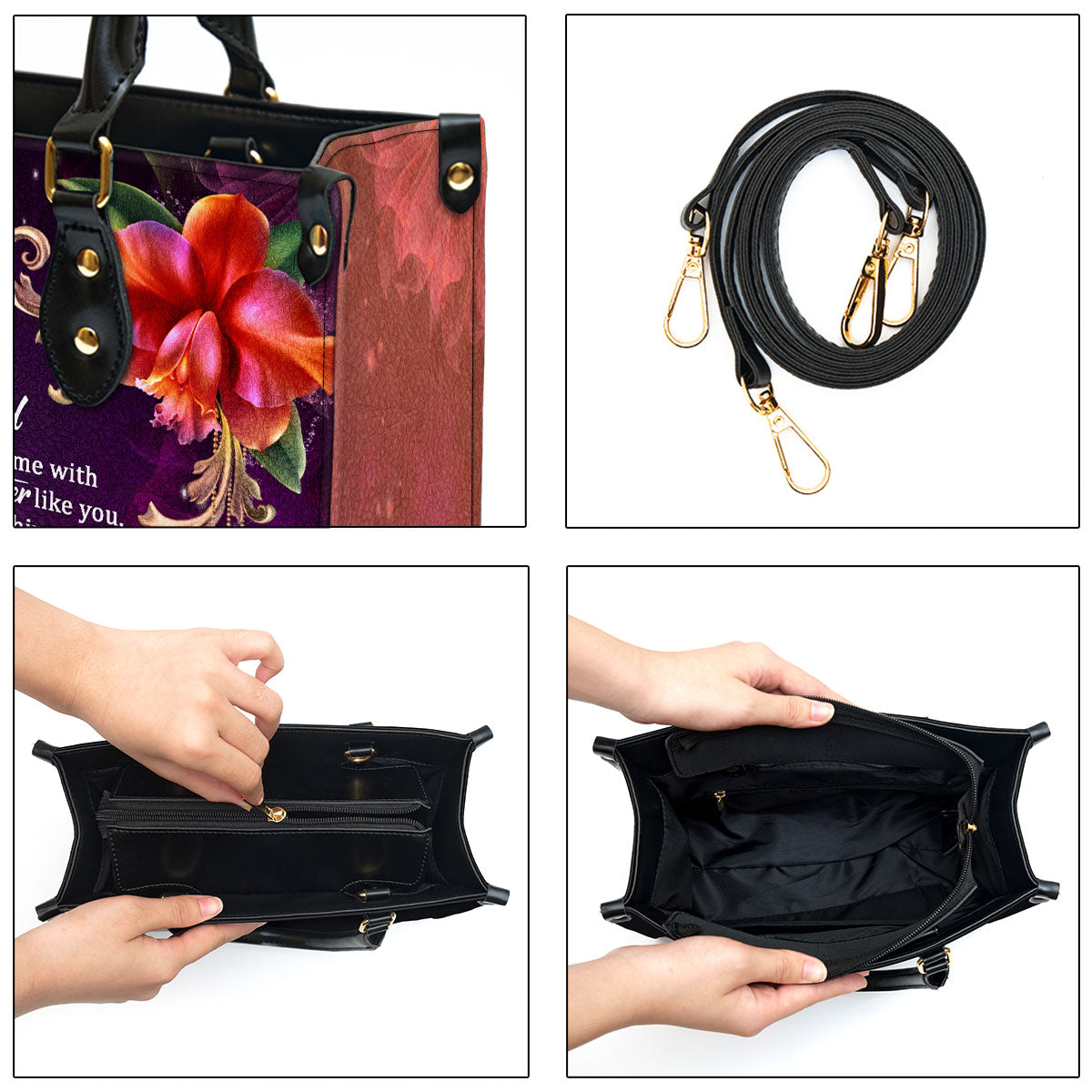 To My Amazing Mom Sweet Personalized Leather Bag For Women - Religious Gifts For Women