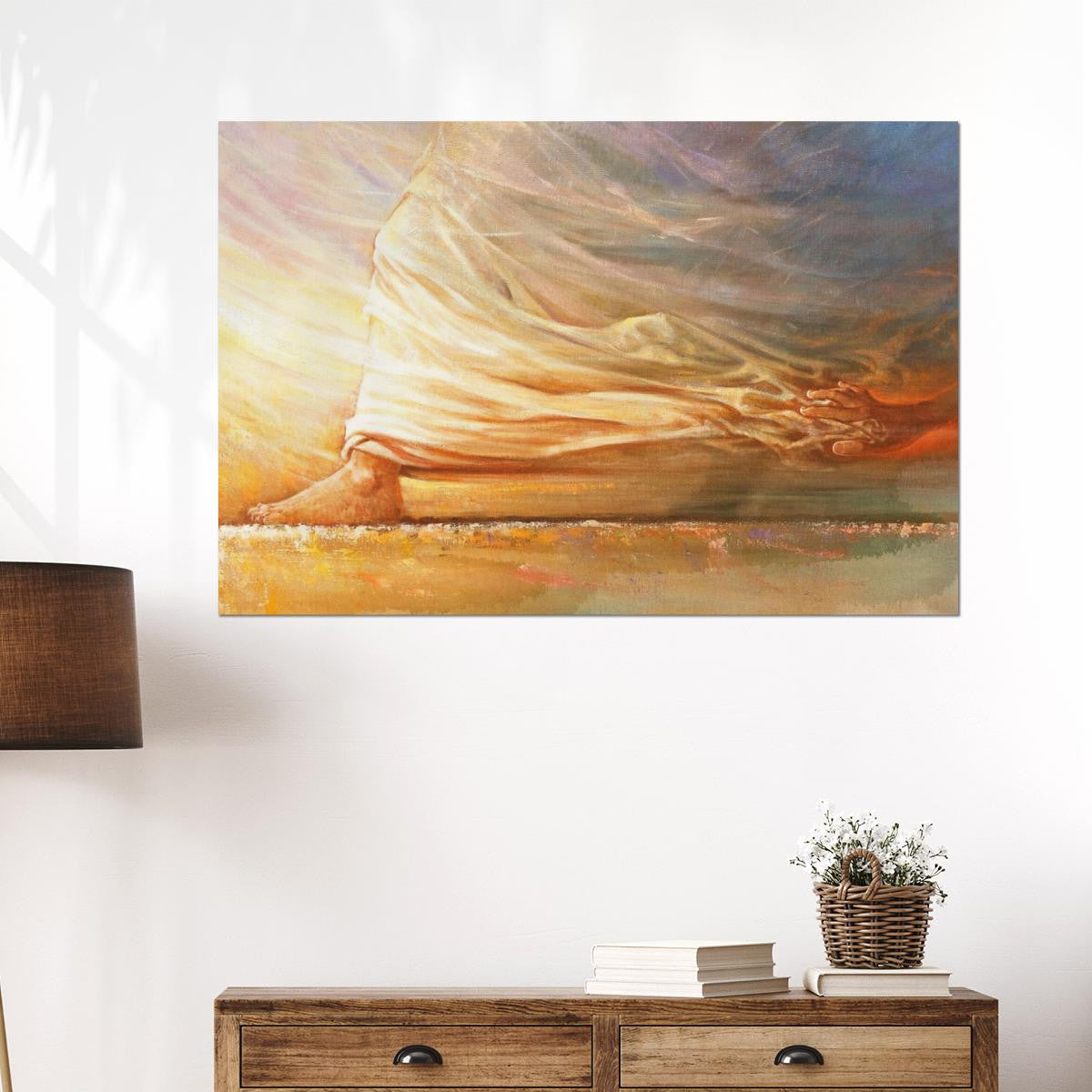 Touch Of Faith Canvas - Jesus Canvas - God Canvas - Christian Wall Art Poster