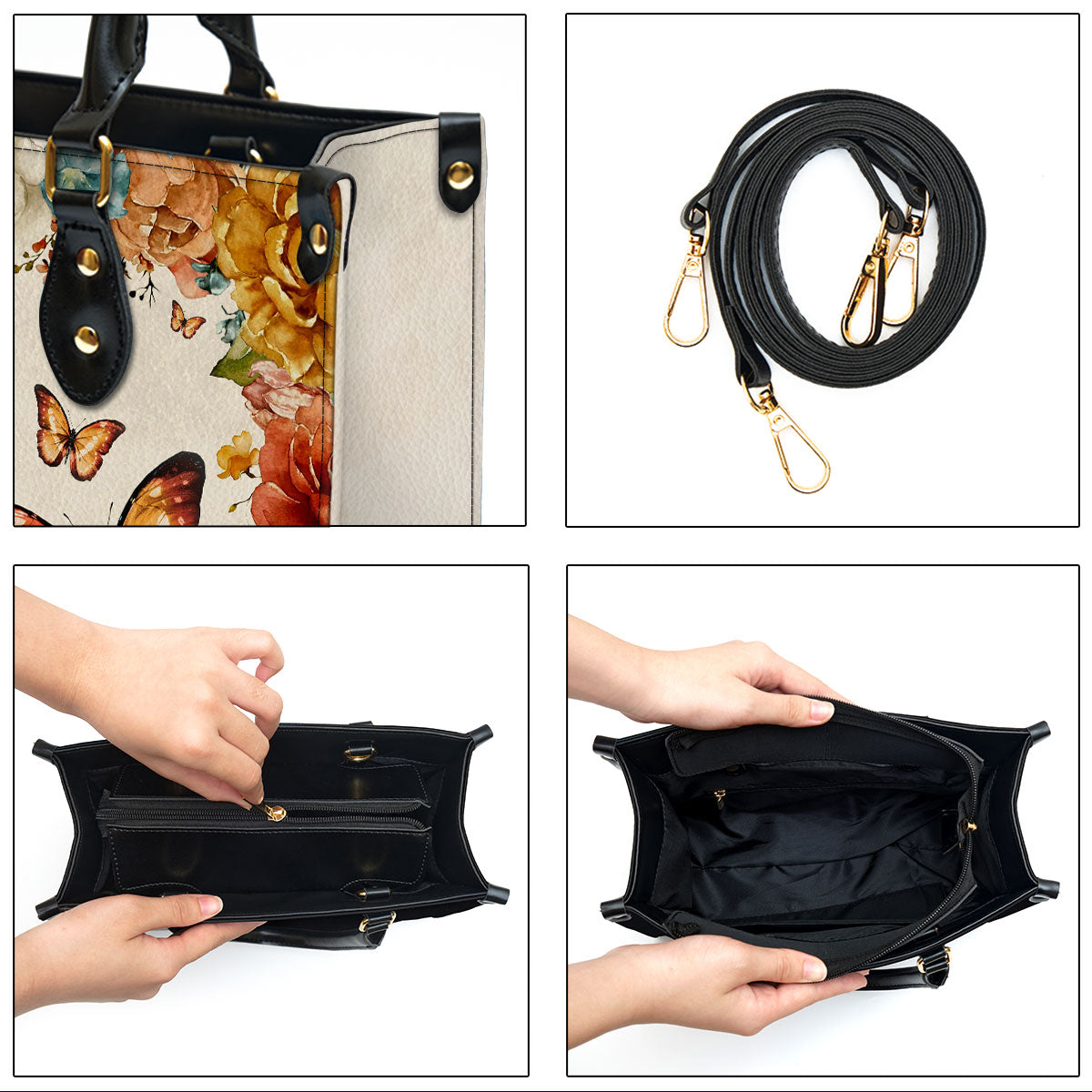 Trust God And Believe In Good Things To Come Personalized Leather Handbag With Handle Christ Gifts For Women Of God