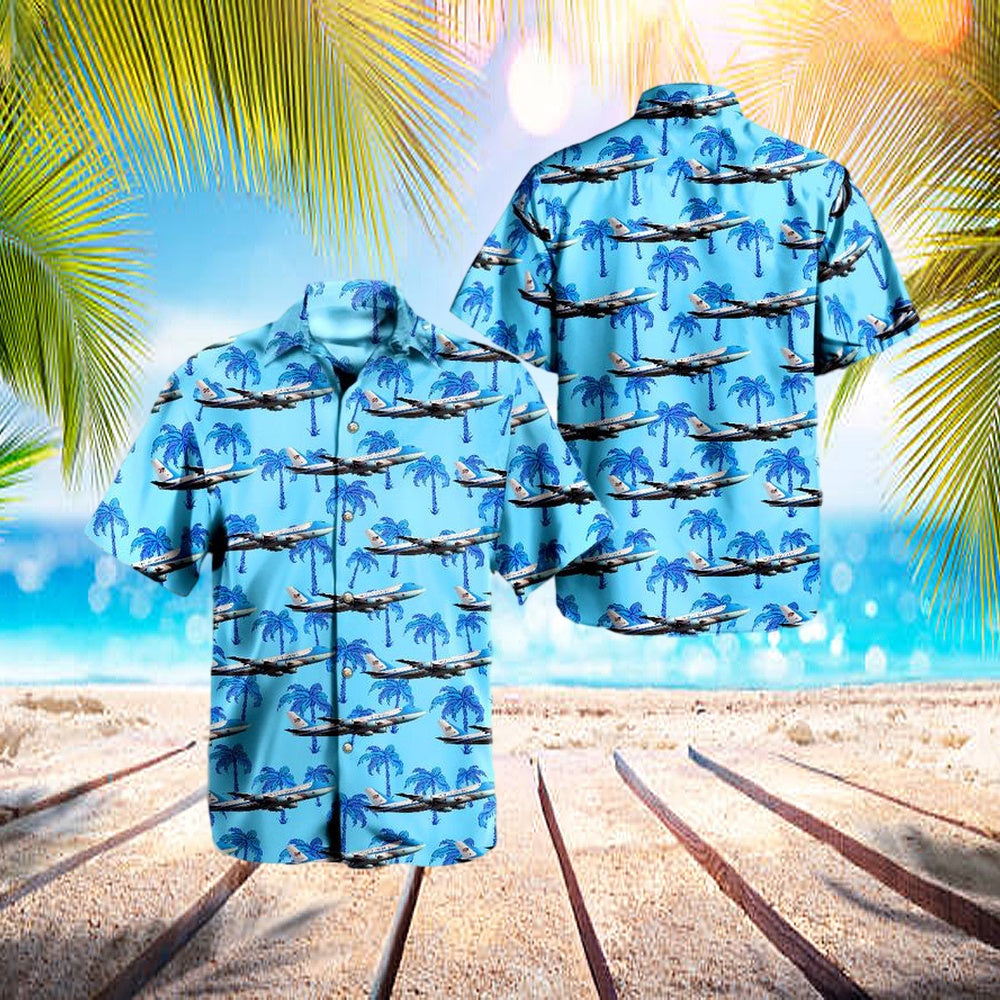 U.S. Air Force Boeing Vc-25a (747-2g4b) Hawaiian Shirt - Beachwear For Men - Best Hawaiian Shirts