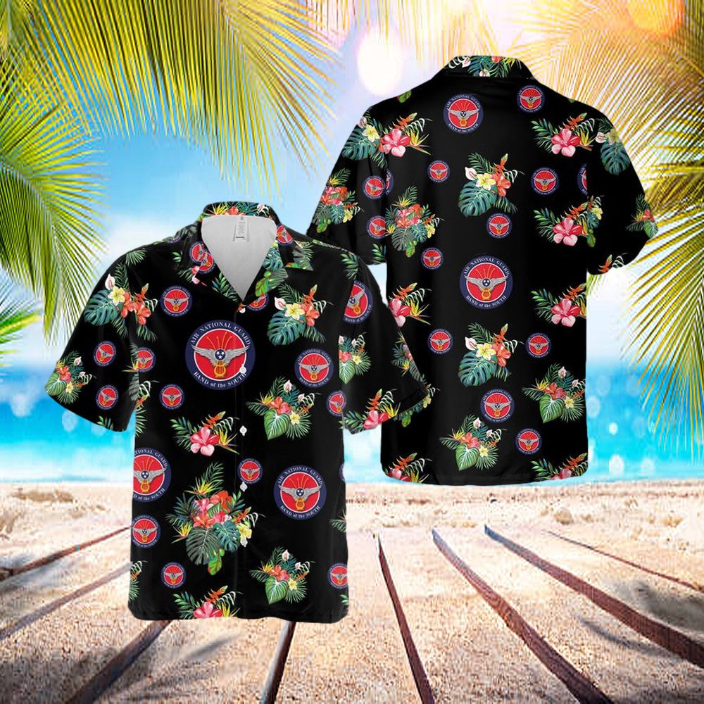 Us Air Force Tennessee Air National Guard, Air Force Band Of The Smoky Mountains, 572nd Air Force Band Hawaiian Shirt - Best Hawaiian Shirts