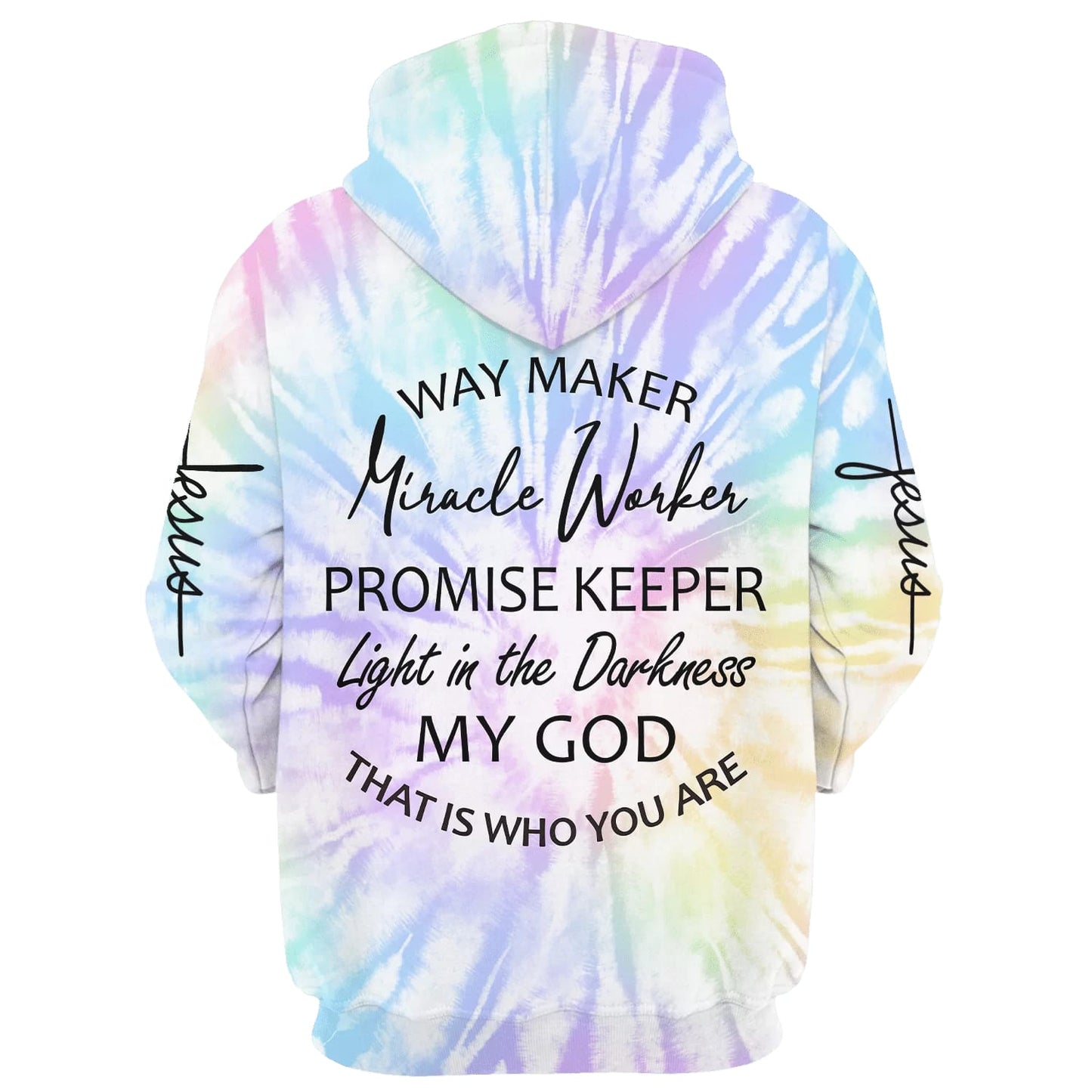 Way Maker Miracle Worker Promise Keeper Light In The Darkness My God Hoodie - Men & Women Christian Hoodie - 3D Printed Hoodie