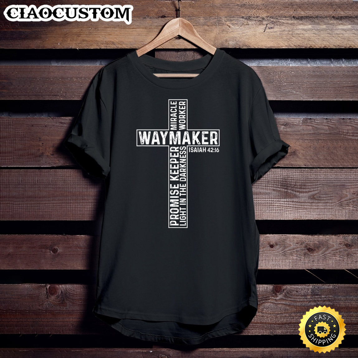 Waymaker Promise Keeper Miracle Worker Christian T-Shirt - Christian Shirt