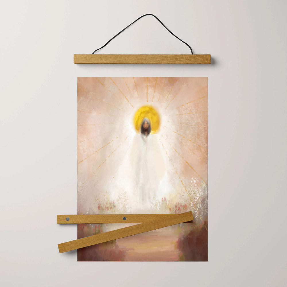 Why Hast Thou Forsaken Me Hanging Canvas Wall Art - Jesus Picture - Jesus Portrait Canvas - Religious Canvas