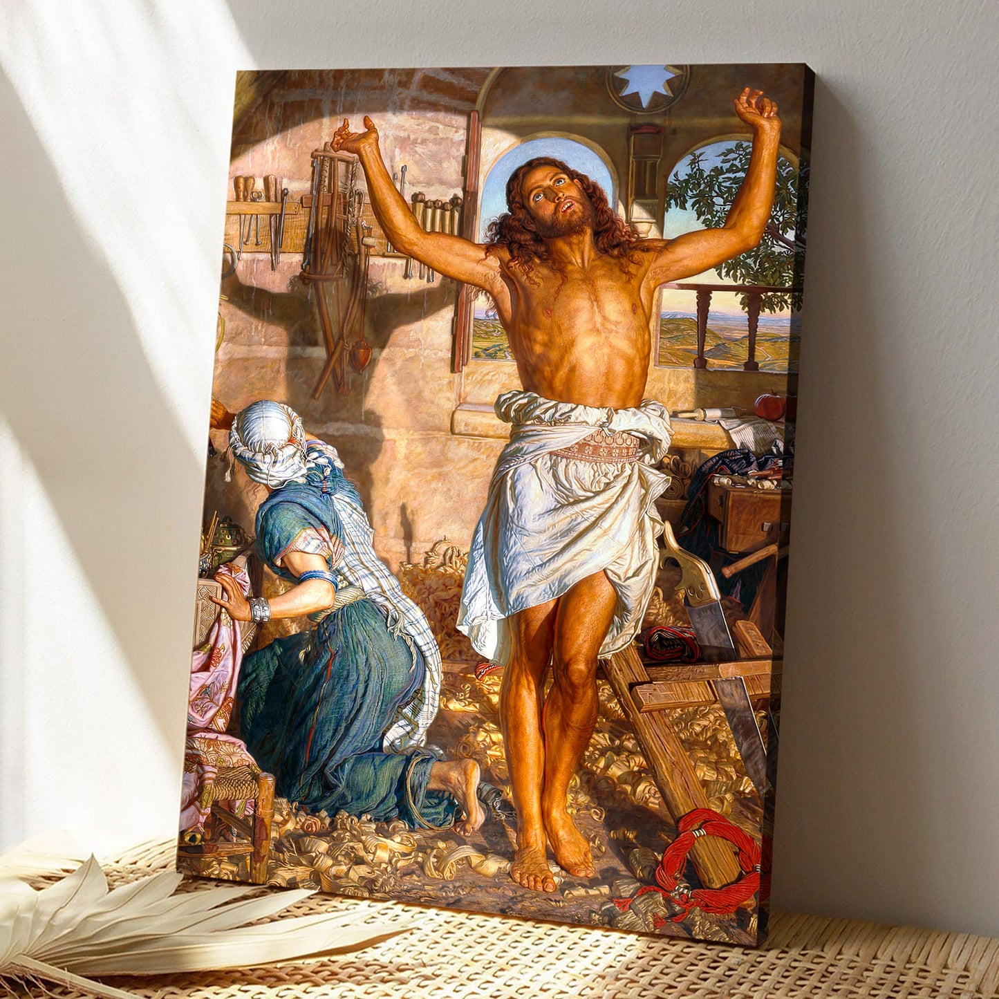 The Shadow of Death - Jesus Canvas Poster - Christian Wall Art - Christ Pictures - Christian Canvas Prints - Religious Wall Art Canvas - Ciaocustom