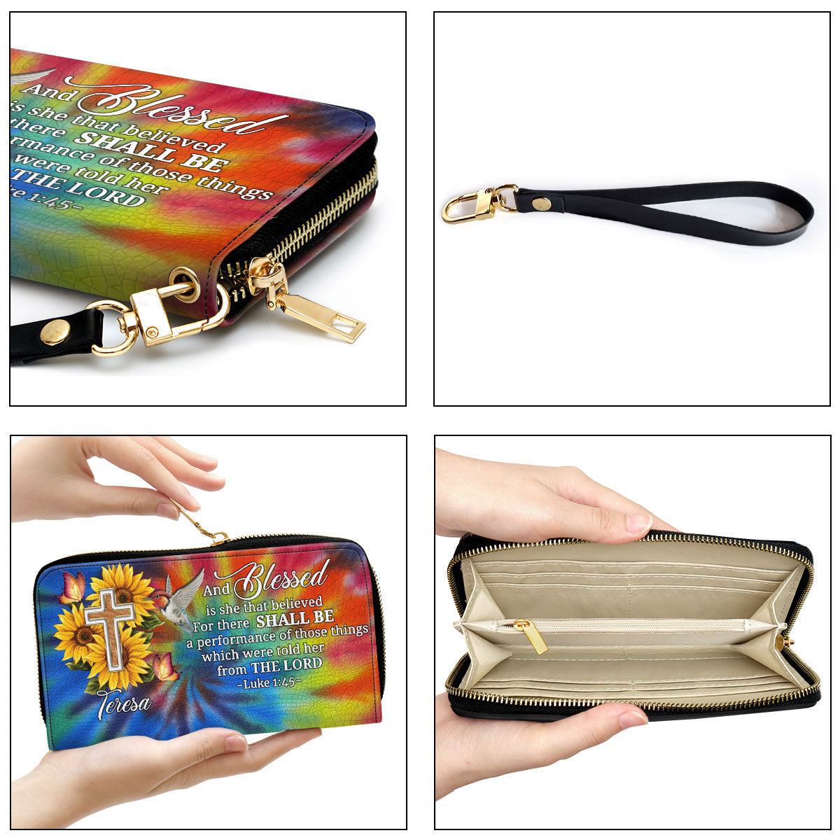 Women Clutch Purse - For There Shall Be A Performance Of Those Things - Lovely Personalized Clutch Purse