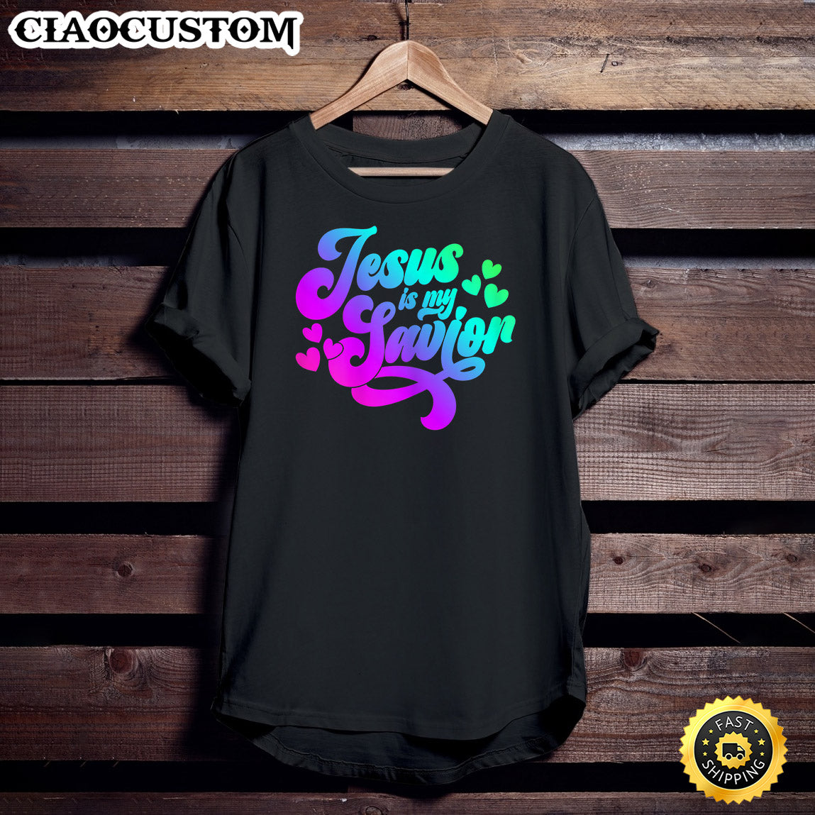 Womens Jesus Is My Savior Christ Women's Unisex T Shirt - Men Women T-Shirts