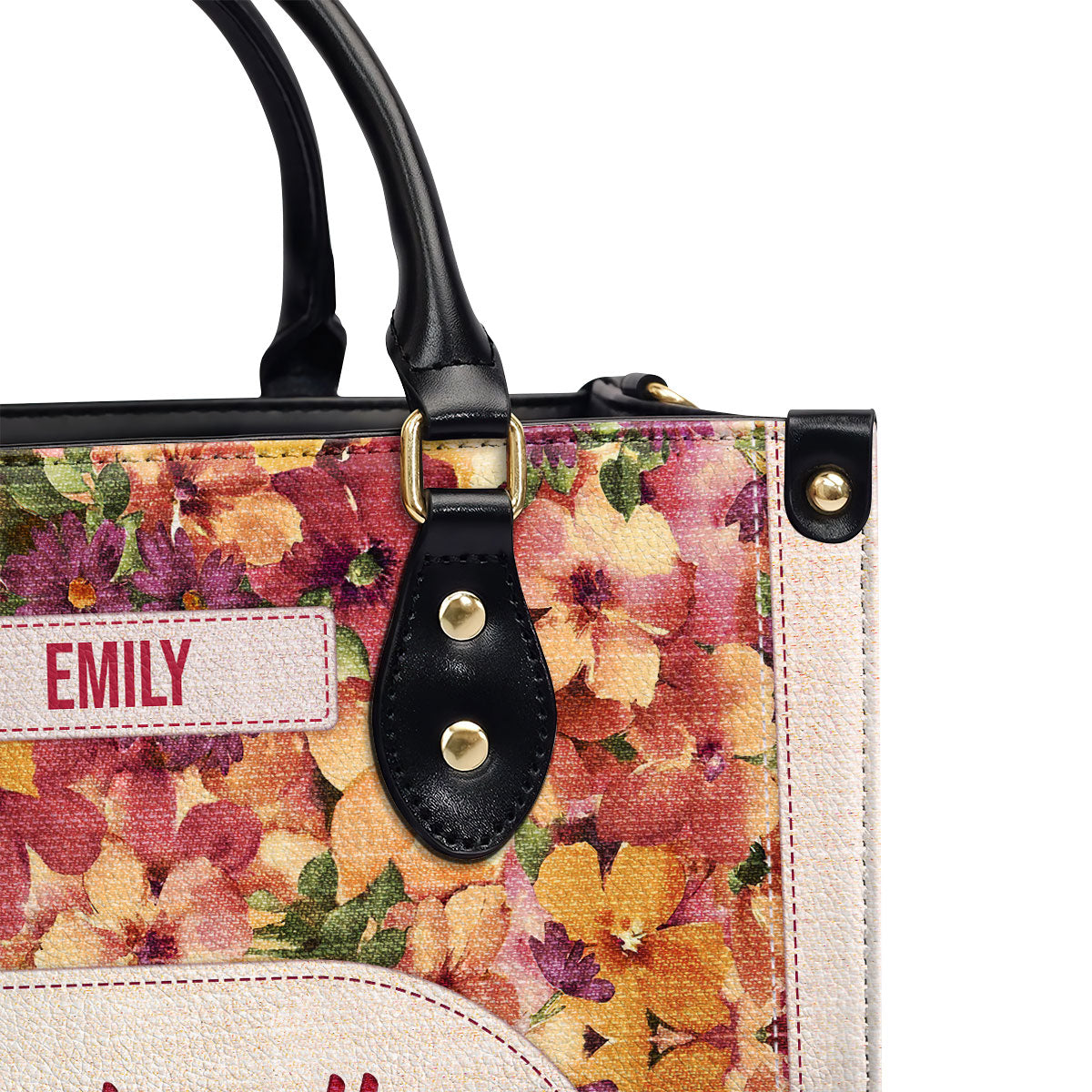 Wonderfully And Fearfully Made Psalm 13914 Personalized Leather Handbag With Zipper - Inspirational Gift Christian Ladies